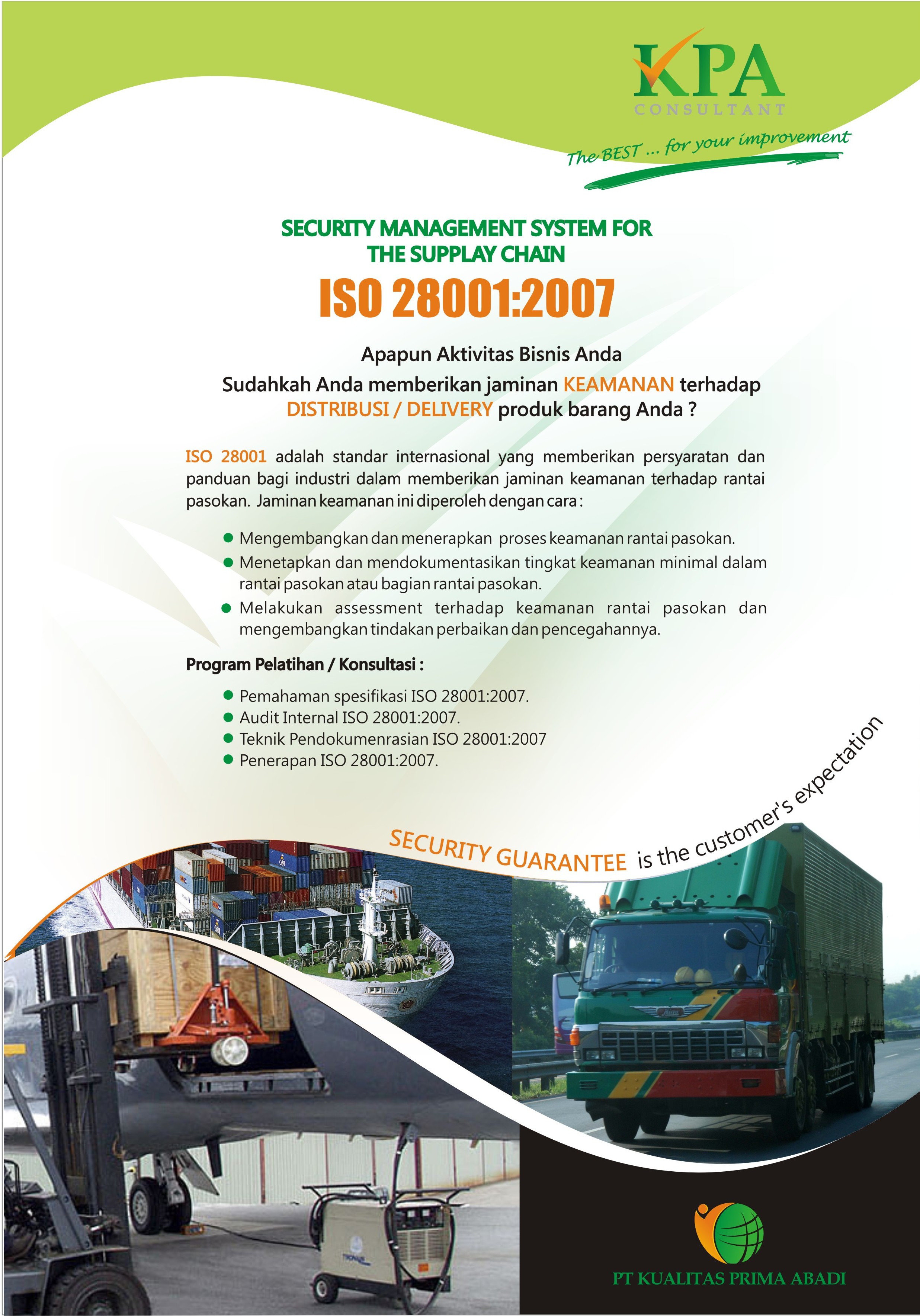 Brosur ISO 28001